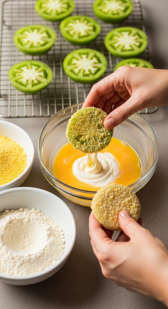 Traditional Southern Fried Green Tomatoes 3 Whisk 0385c4af08