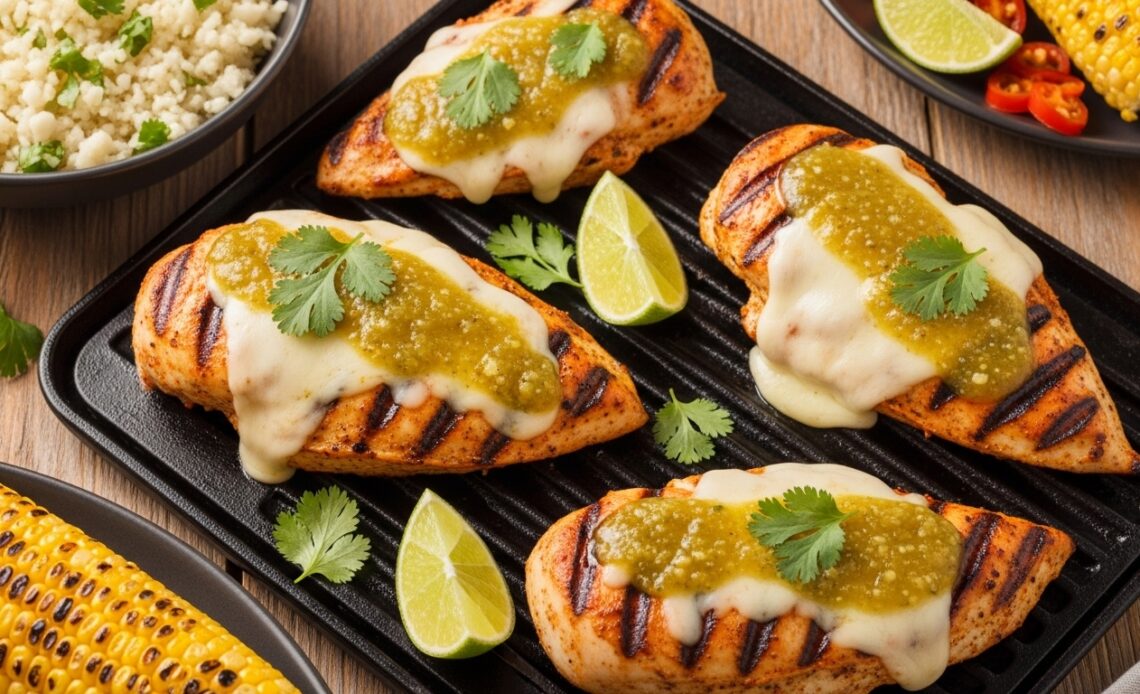 Grilled Salsa Verde Pepper Jack Chicken 1 Jack Chicken