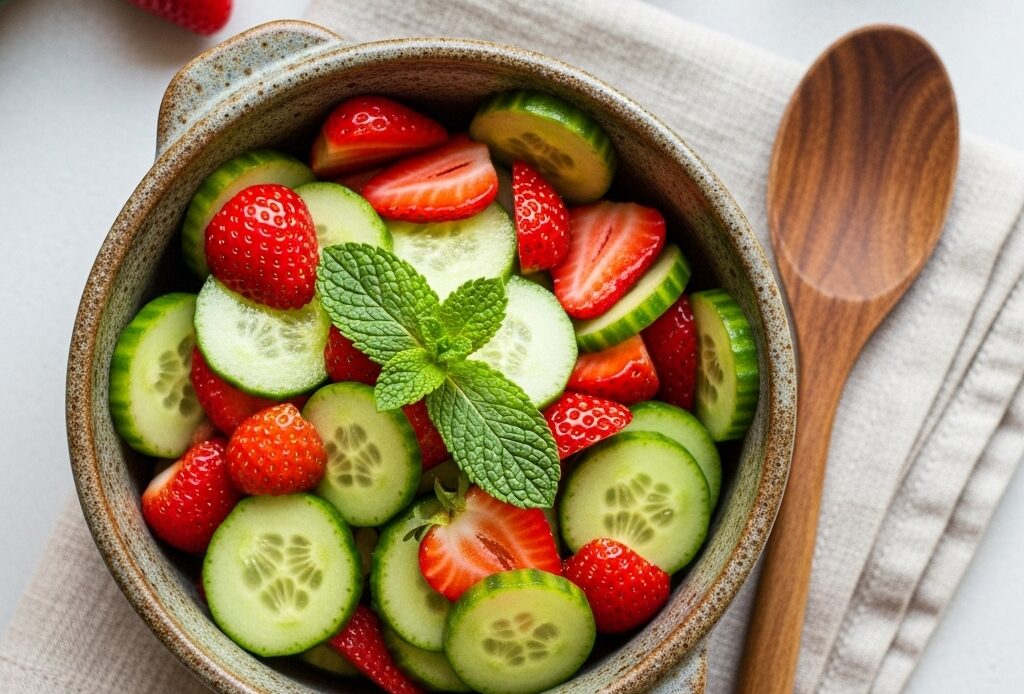 Strawberry Cucumber Salad – Fresh, Light & Flavorful 1 Strawberry cucumber salad