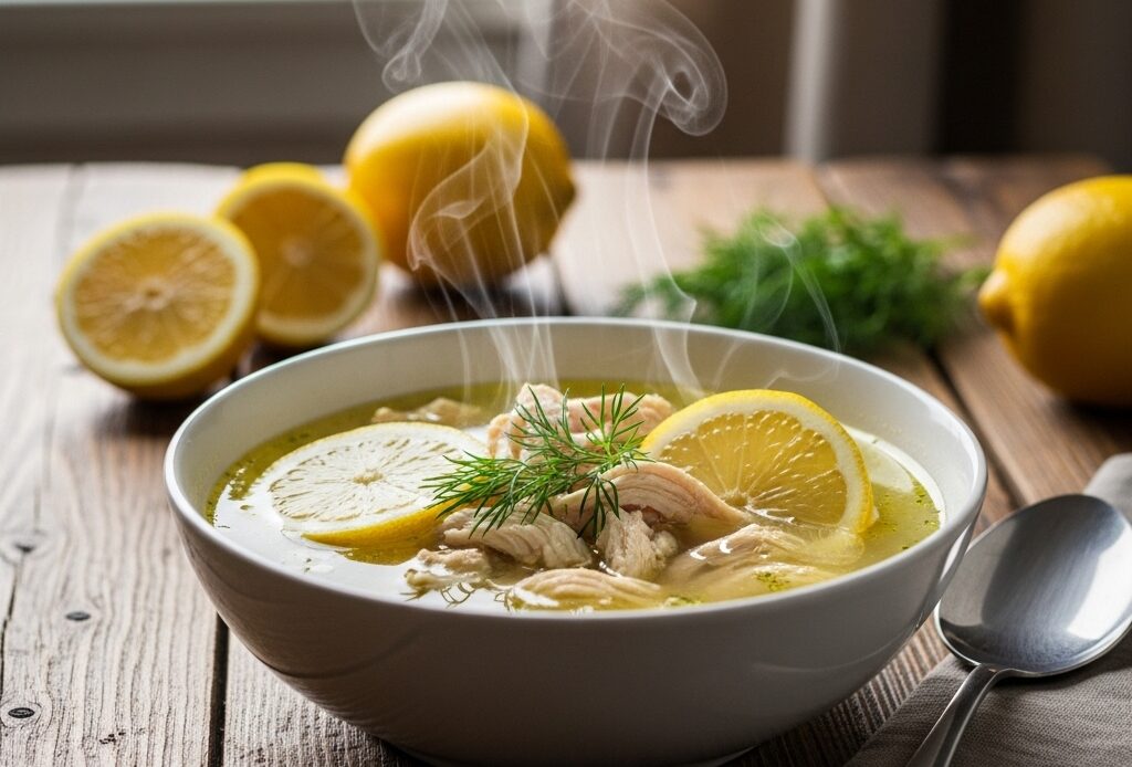 Greek Lemon Chicken Soup 1 Greek Lemon Chicken Soup