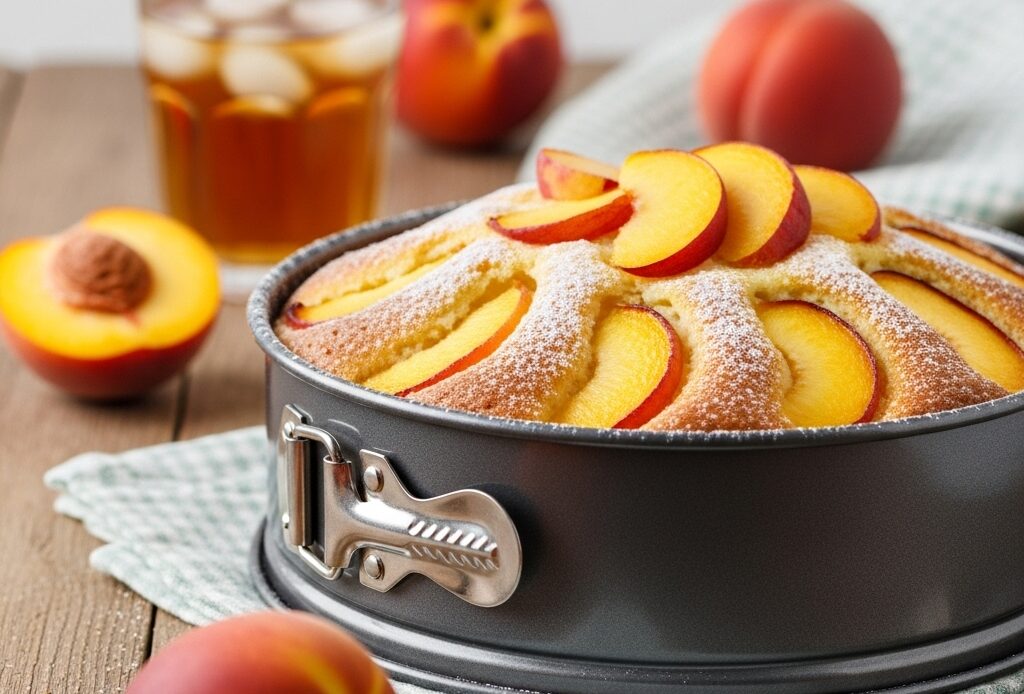 Fresh Peach Cake (Extra Peaches!) 1 Fresh Peach Cake (Extra Peaches!)