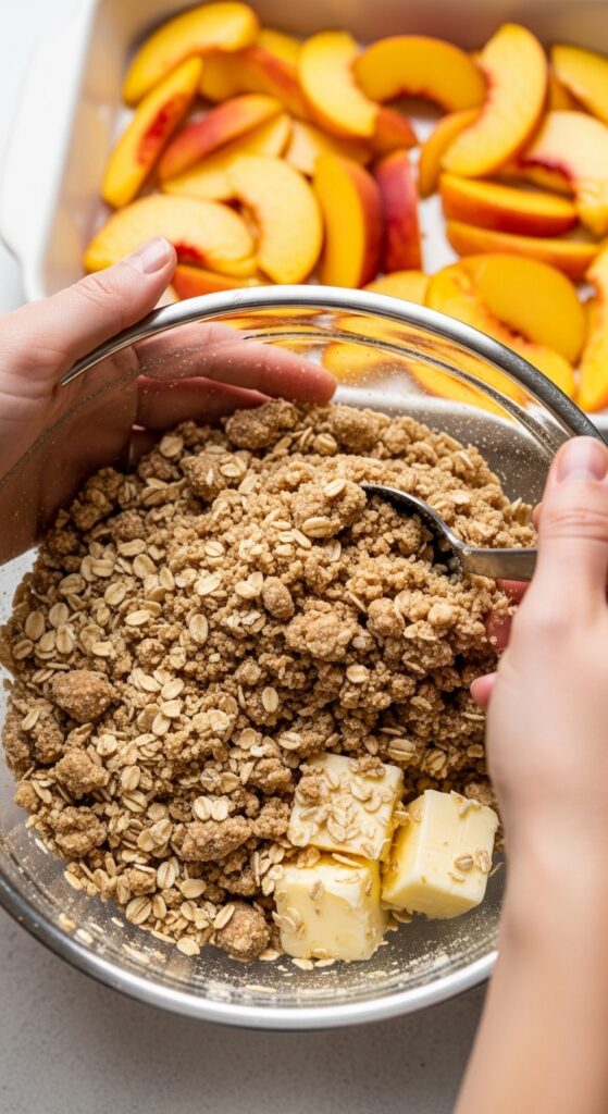 Classic Peach Crisp Recipe 3 Whisk 72fc82cac2