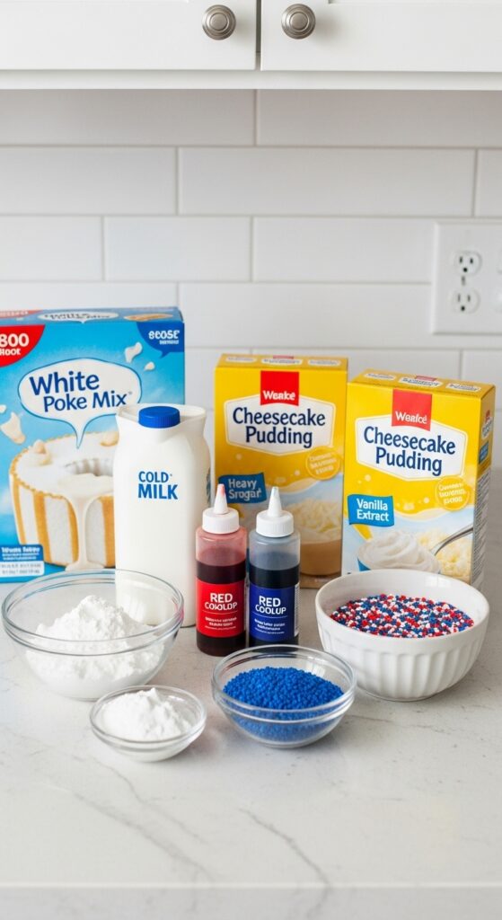 Patriotic Poke Cake for the 4th of July 2 Whisk 73a8f8f185