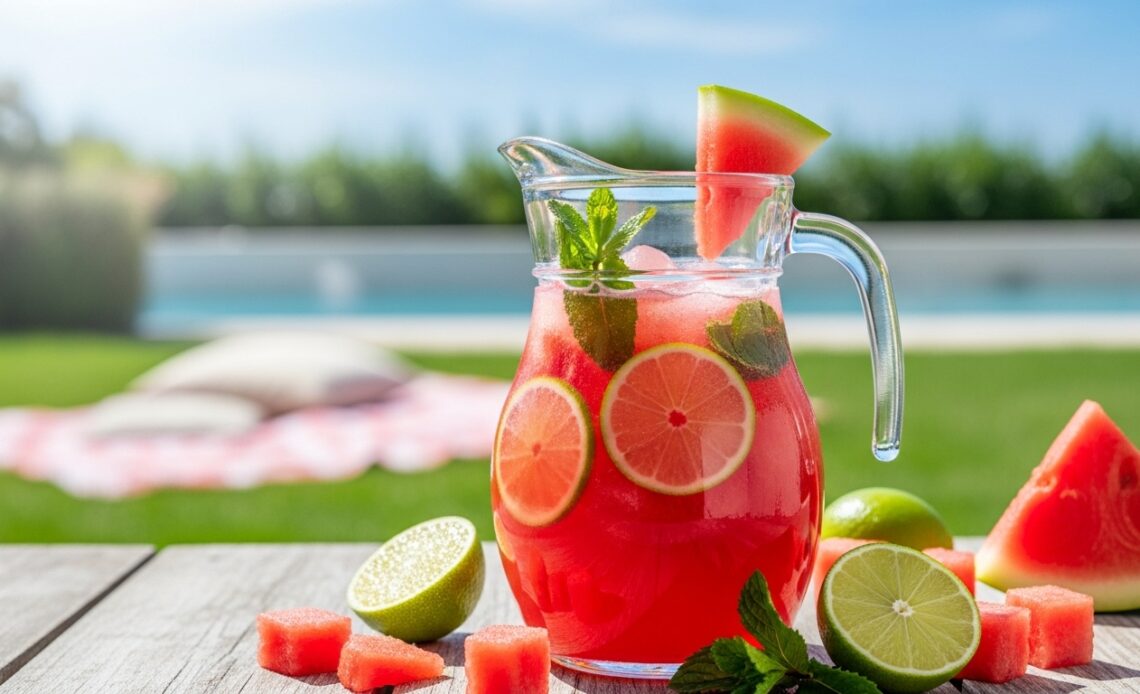 Lemonade with Watermelon: The Ultimate Summer Refreshment 1 Watermelon Lemonade