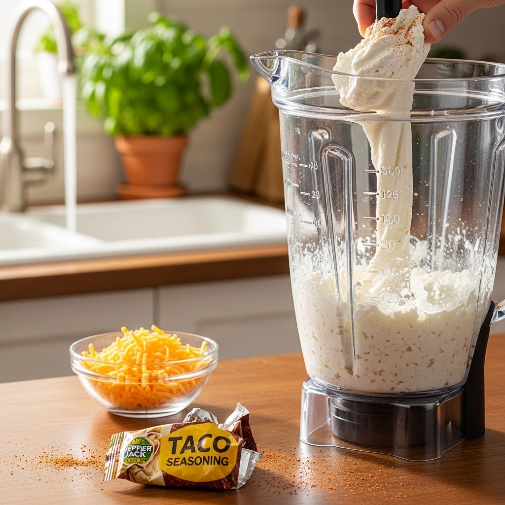 Viral 3-Ingredient Cottage Cheese Queso Dip: A Game-Changing Snack 2 Cottage Cheese Queso Dip