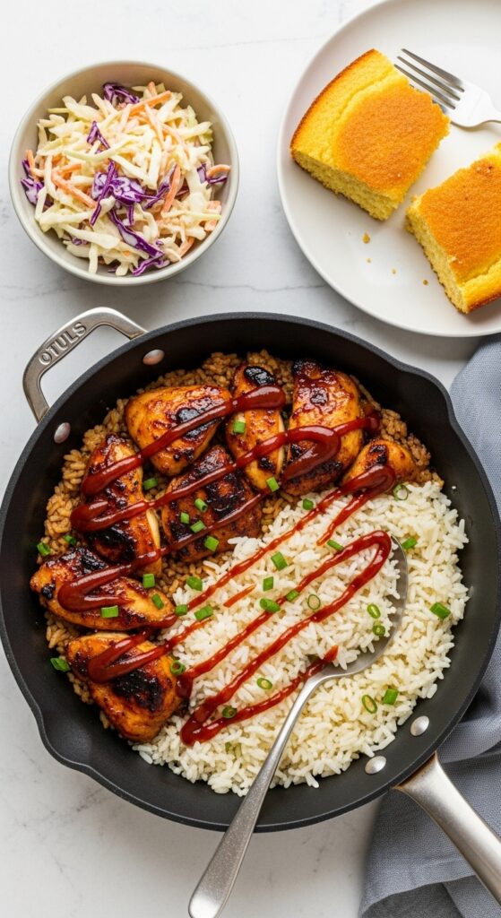Strong Honey Barbecued Chicken Rice in One Pan 4 Whisk cc8ca6dab2