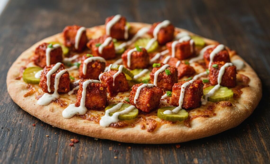 viral nashville hot chicken flatbreads featured