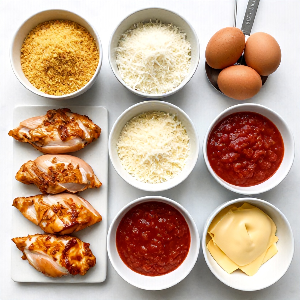 Air Fryer Chicken Parmesan Bites Ingredients