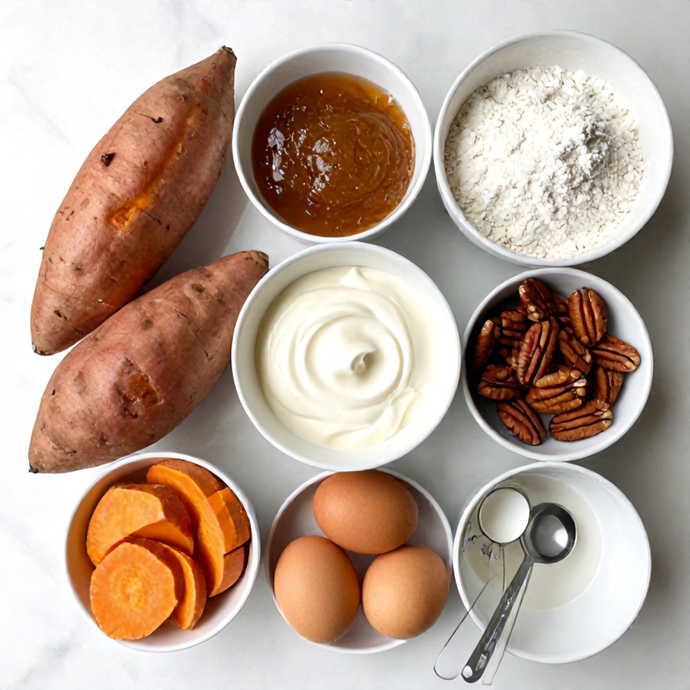 Ingredients for Classic Sweet Potato Casserole