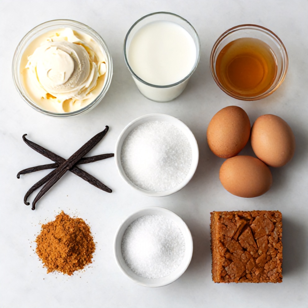 Raw Ingredients for Carrot Cake Ice Cream