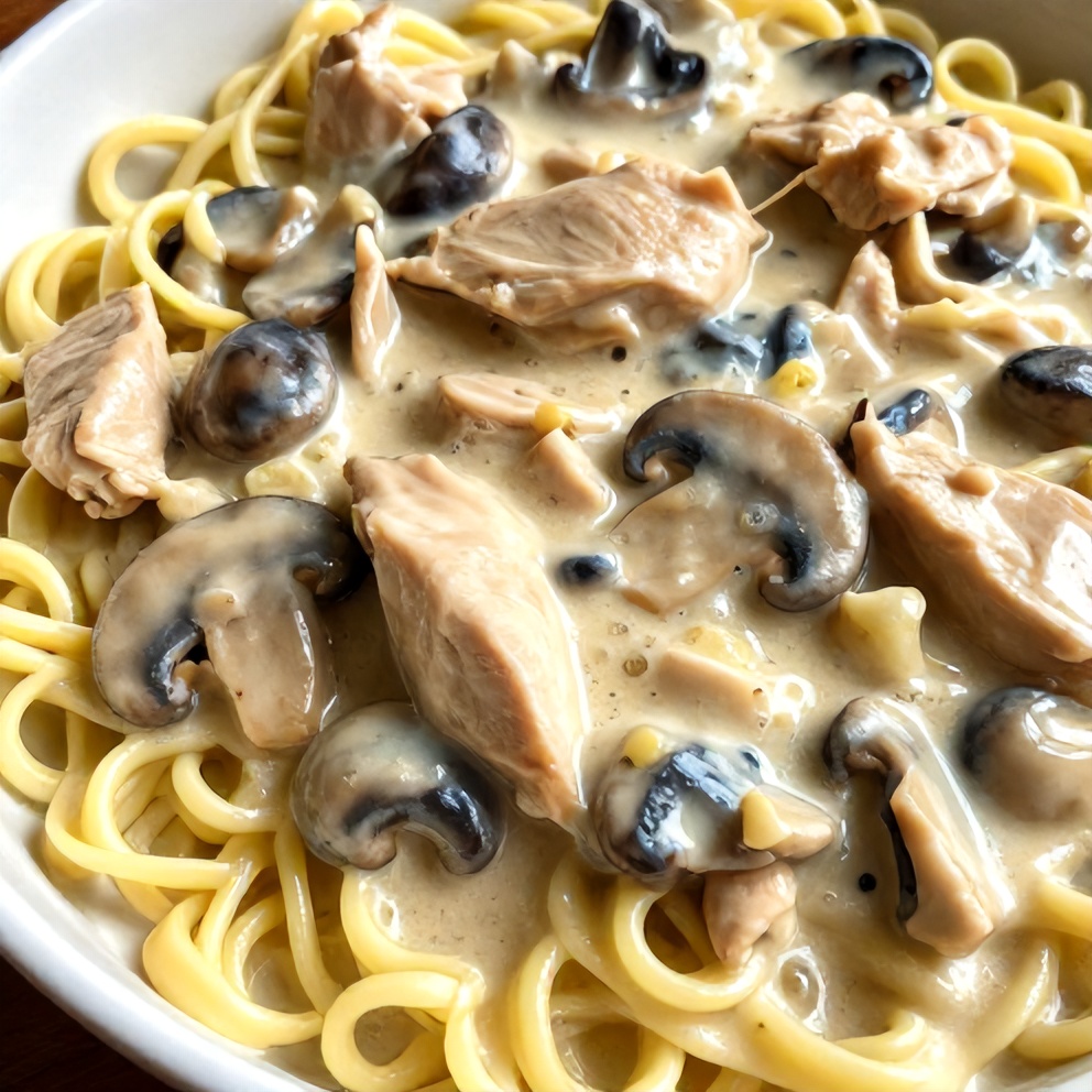 Creamy Chicken Stroganoff