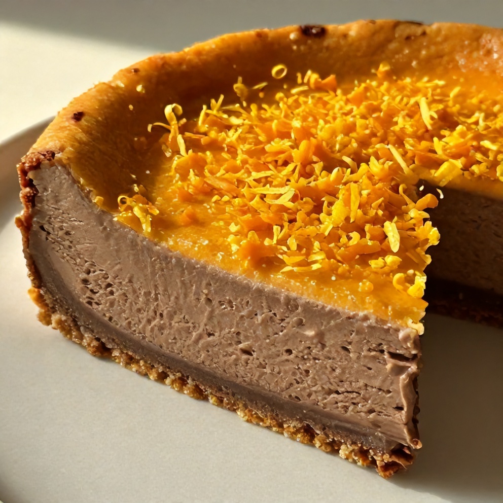 Creamy Chocolate Orange Cheesecake