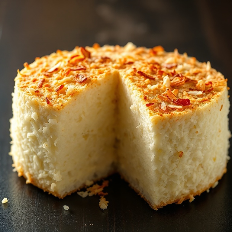 creamy coconut rice cake