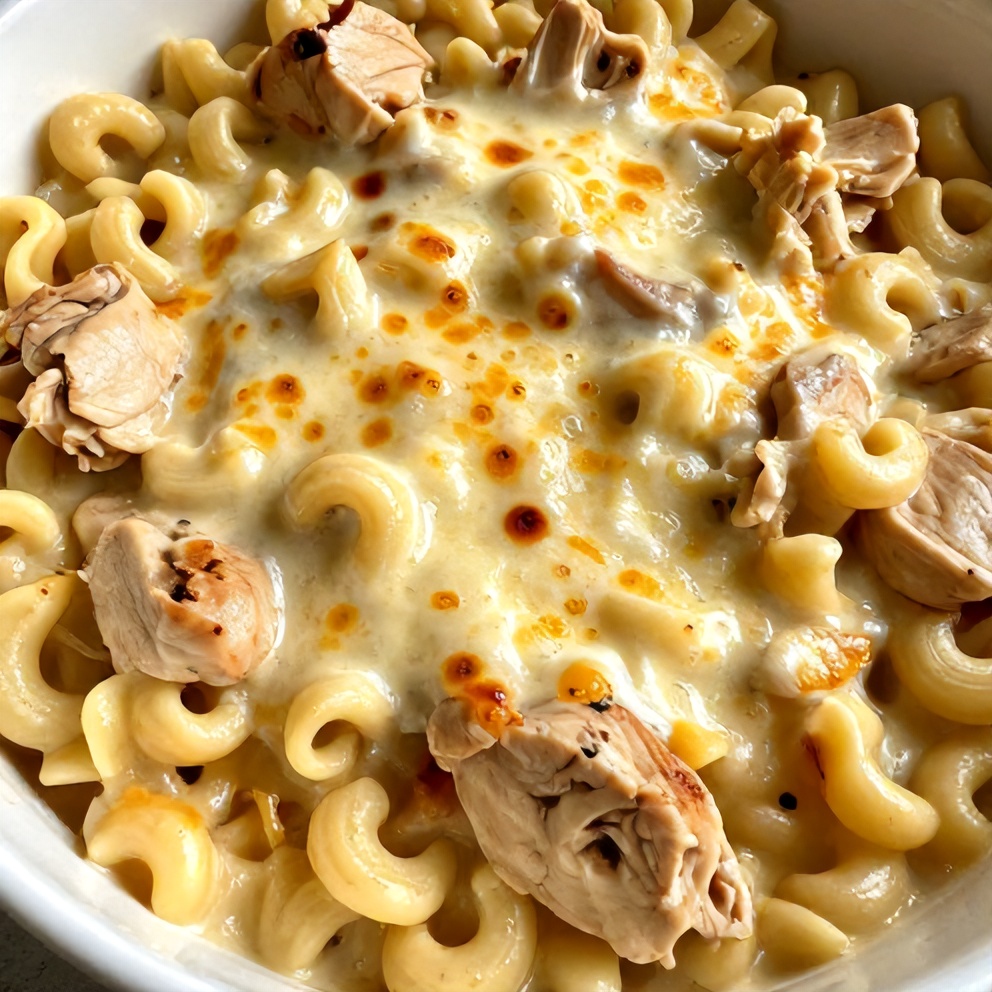 Creamy Crockpot Chicken Tortellini