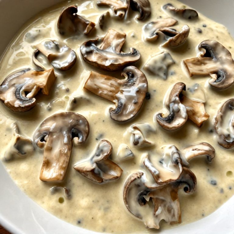 Creamy Gorgonzola Truffle Mushroom Sauce