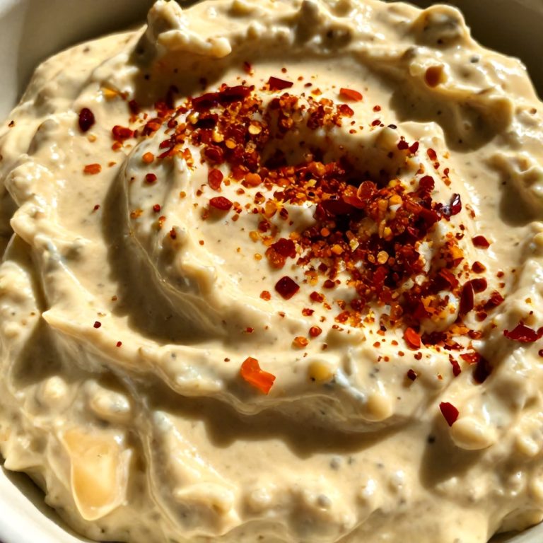 Creamy Roasted Red Pepper and Garlic Dip