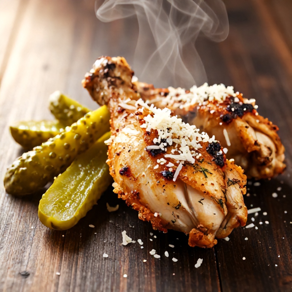 Crispy Dill Pickle Parmesan Chicken