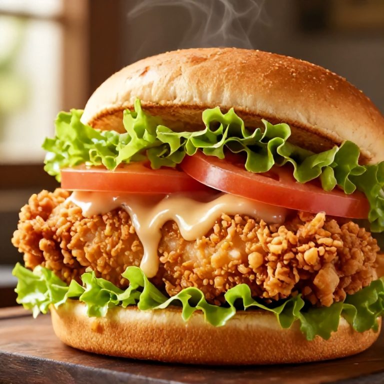 crispy Thai fried chicken sandwich