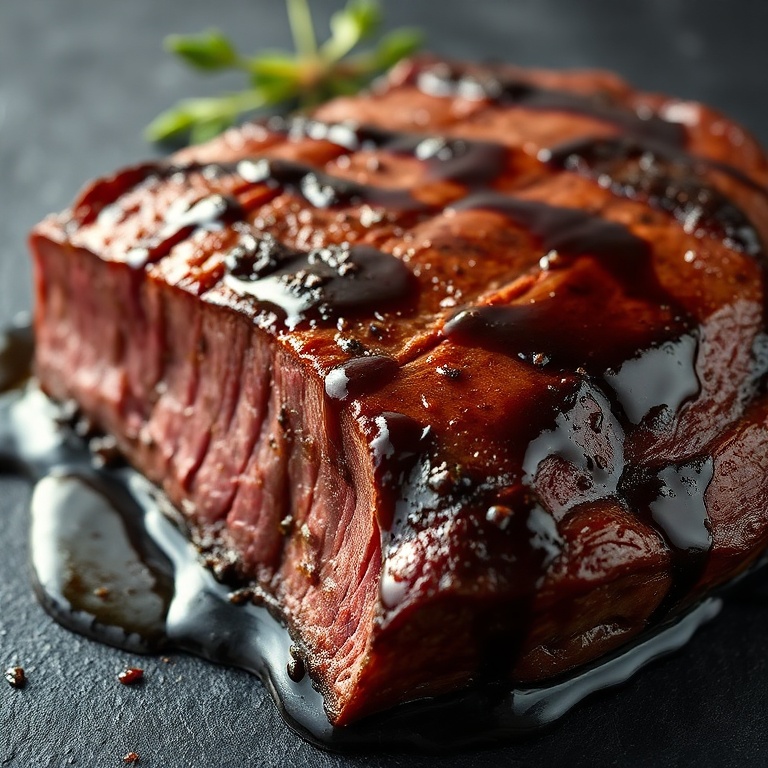 easy balsamic glazed steak recipe