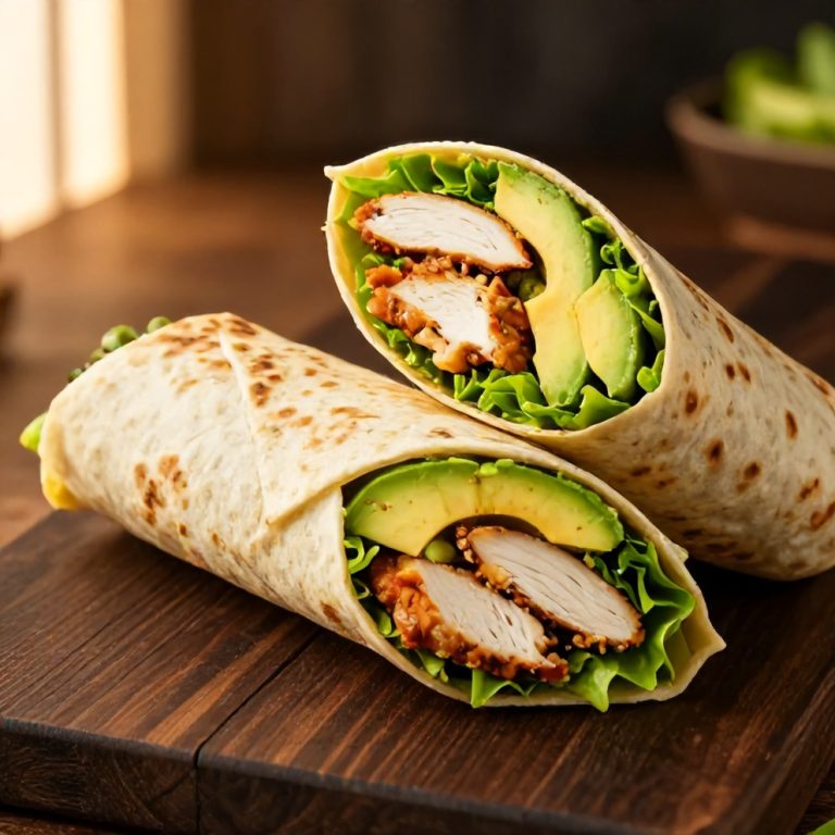chicken avocado wrap