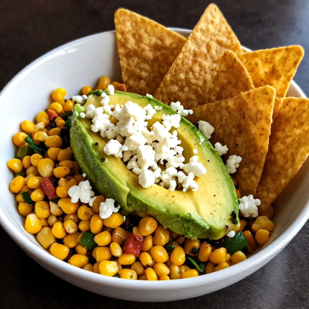 Easy Chipotle Corn Salsa served in a bowl