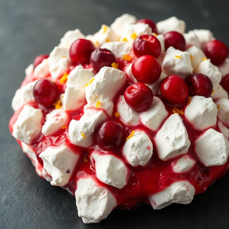 easy cranberry fluff salad