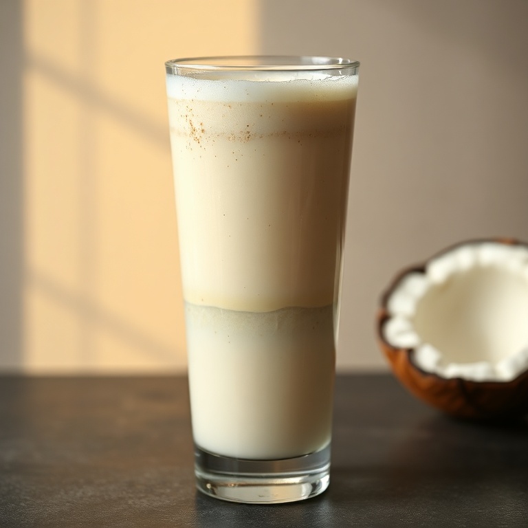 easy creamy coconut horchata recipe