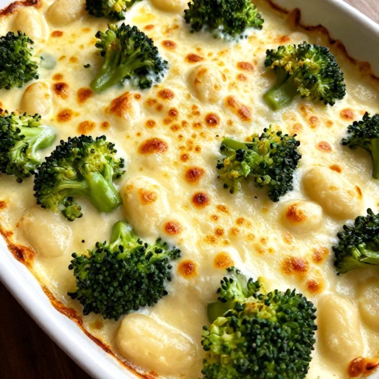 easy gnocchi broccoli bake