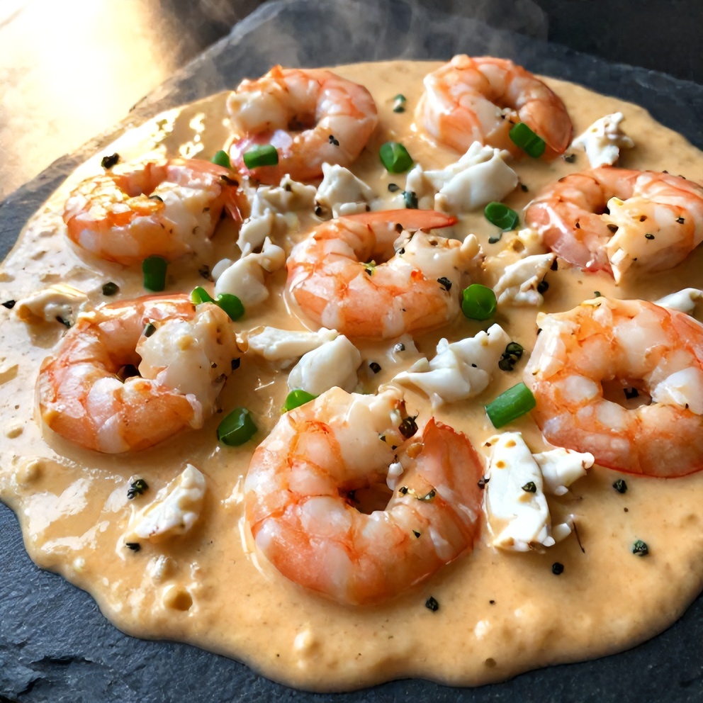 easy creamy seafood and shrimp chili