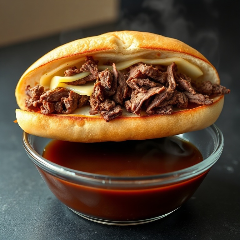 easy crockpot french dip sandwiches
