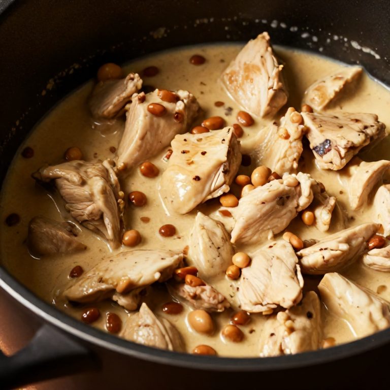 Easy Crockpot Thai Peanut Chicken