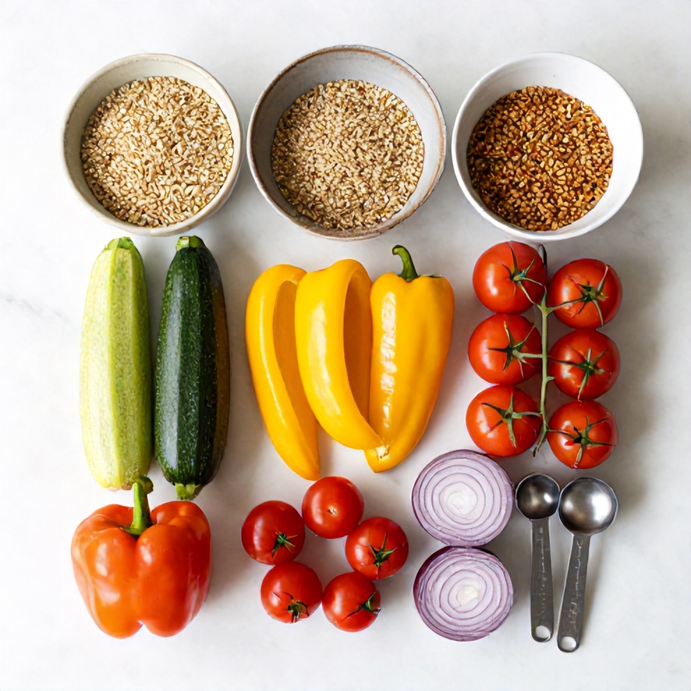 Farro Salad Ingredients