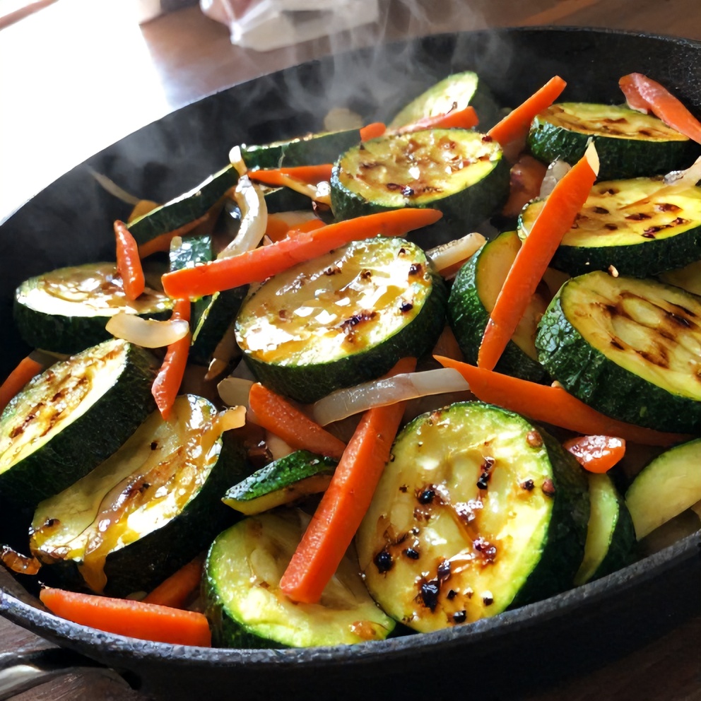 easy hibachi zucchini stir fry