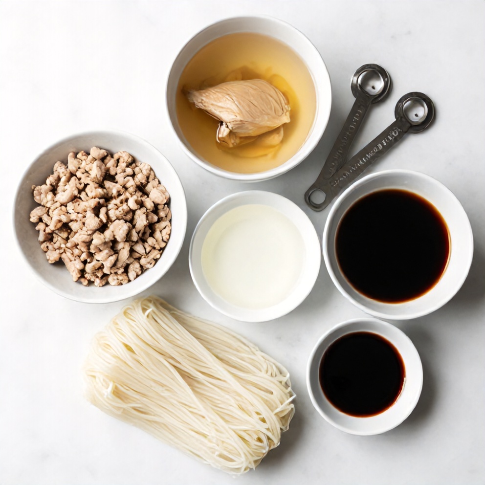 Hot and Sour Noodle Soup Ingredients
