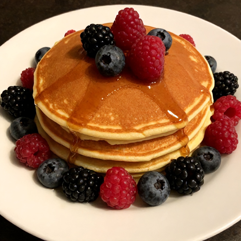 Keto Pancakes with Berries