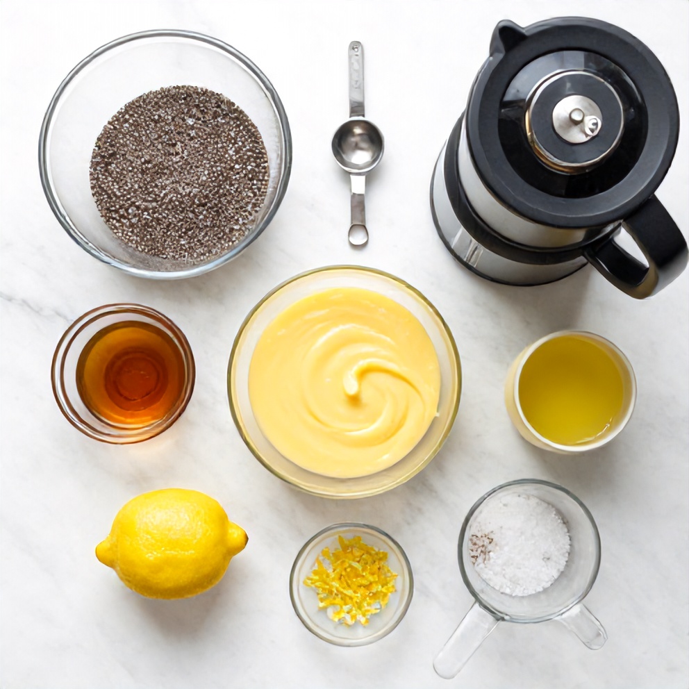 Ingredients for Lemon Curd Chia Pudding