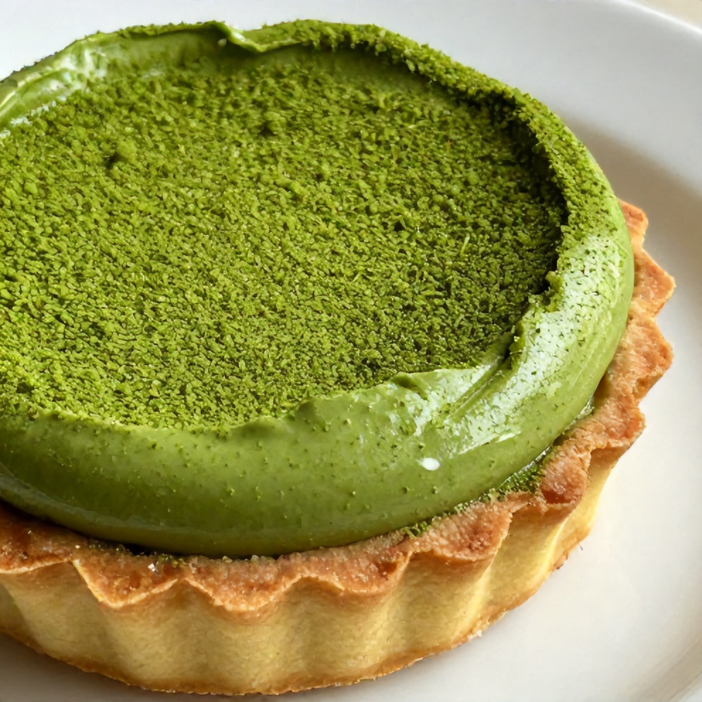 Easy No-Bake Matcha Coconut Cream Tart