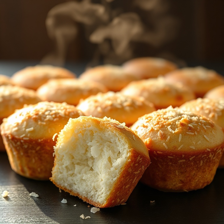 easy Portuguese coconut cakes