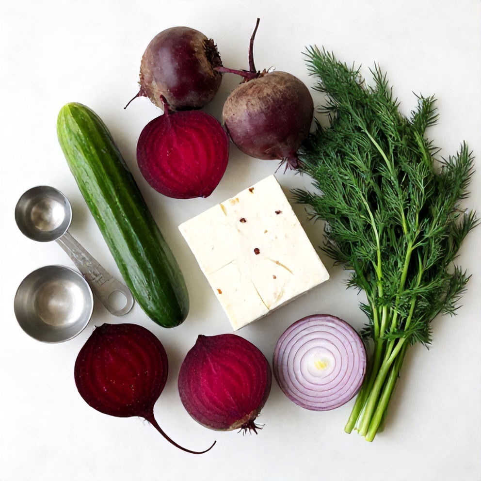 Ingredients for Easy Roasted Beet Salad