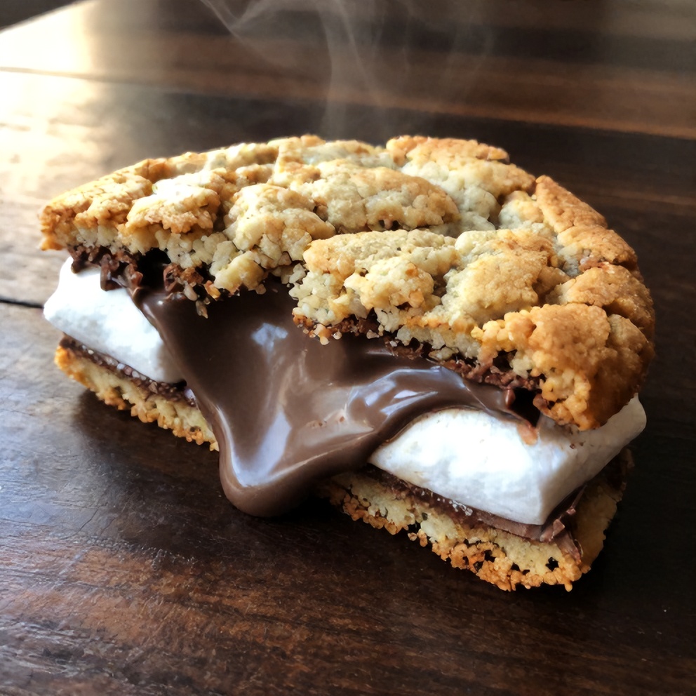 Easy S'mores Cookie Cake Recipe
