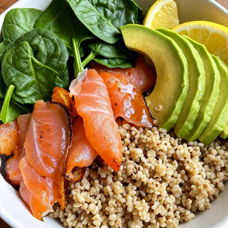 Easy Smoked Salmon Quinoa Breakfast Bowls