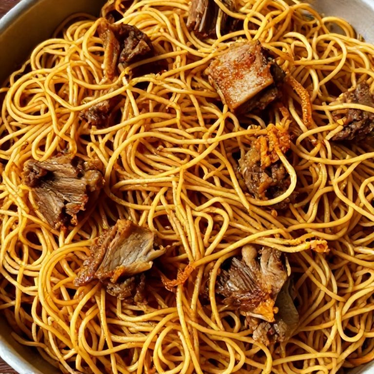Easy Spicy Cumin Lamb Noodles