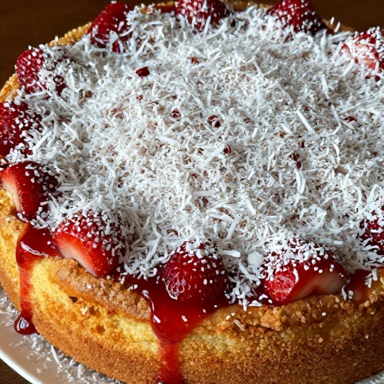 Easy Strawberry Earthquake Cake