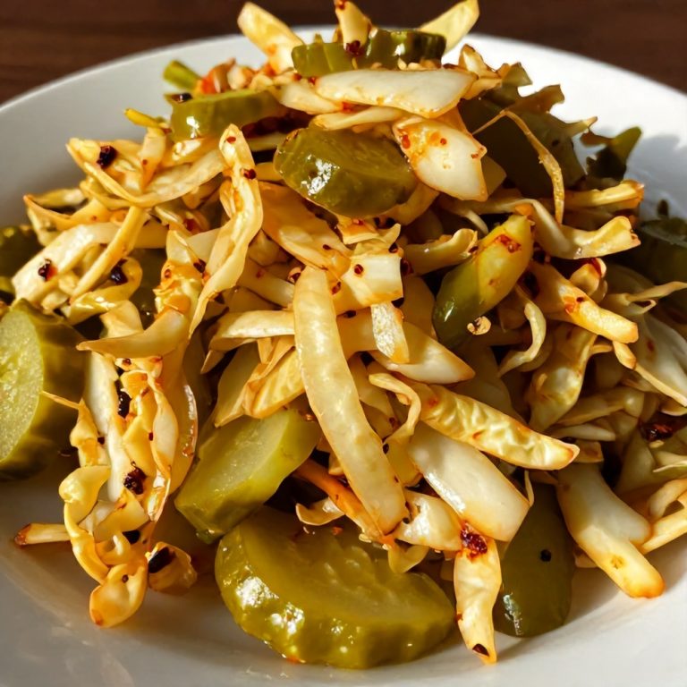 Sweet and Spicy Pickle Slaw