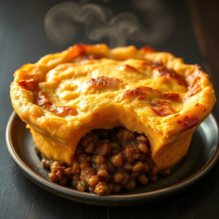 easy sweet potato lentil shepherd’s pie