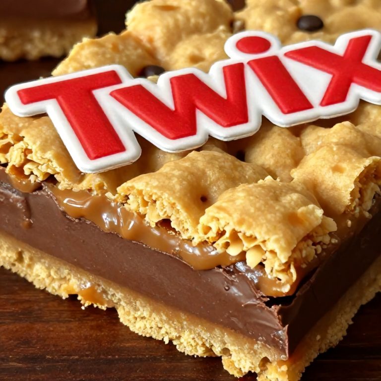 Easy Twix Cookie Bars