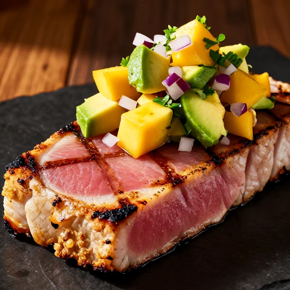 grilled tuna steak
