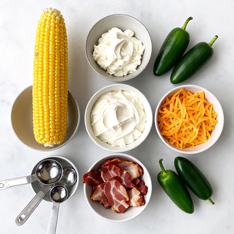Jalapeno Popper Corn Casserole Ingredients