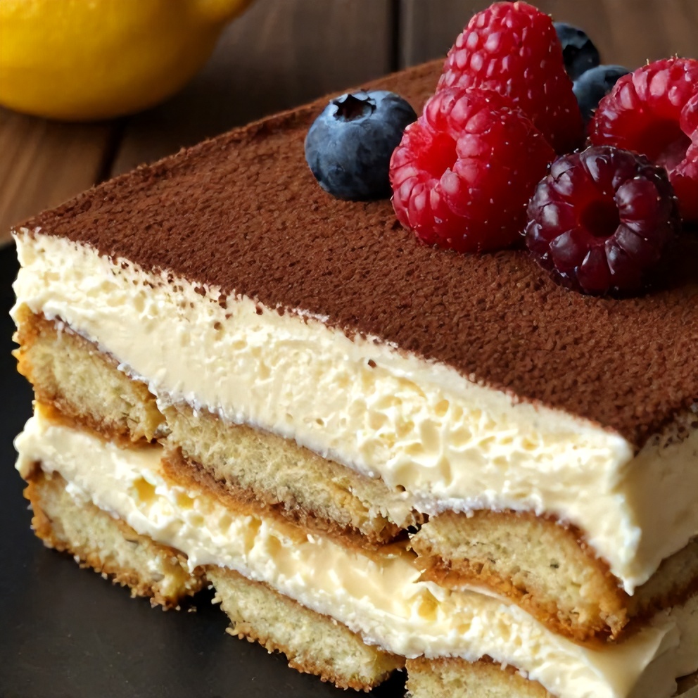 lemon tiramisu