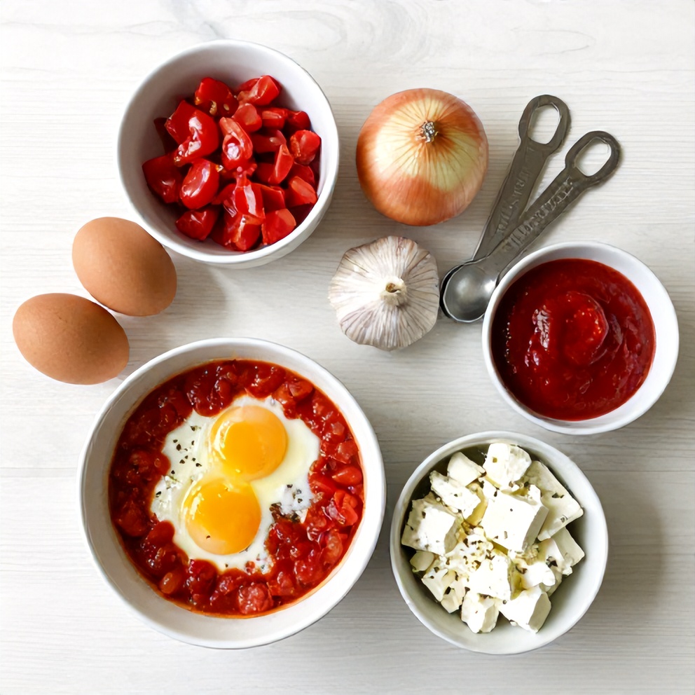 Mediterranean Baked Eggs Ingredients